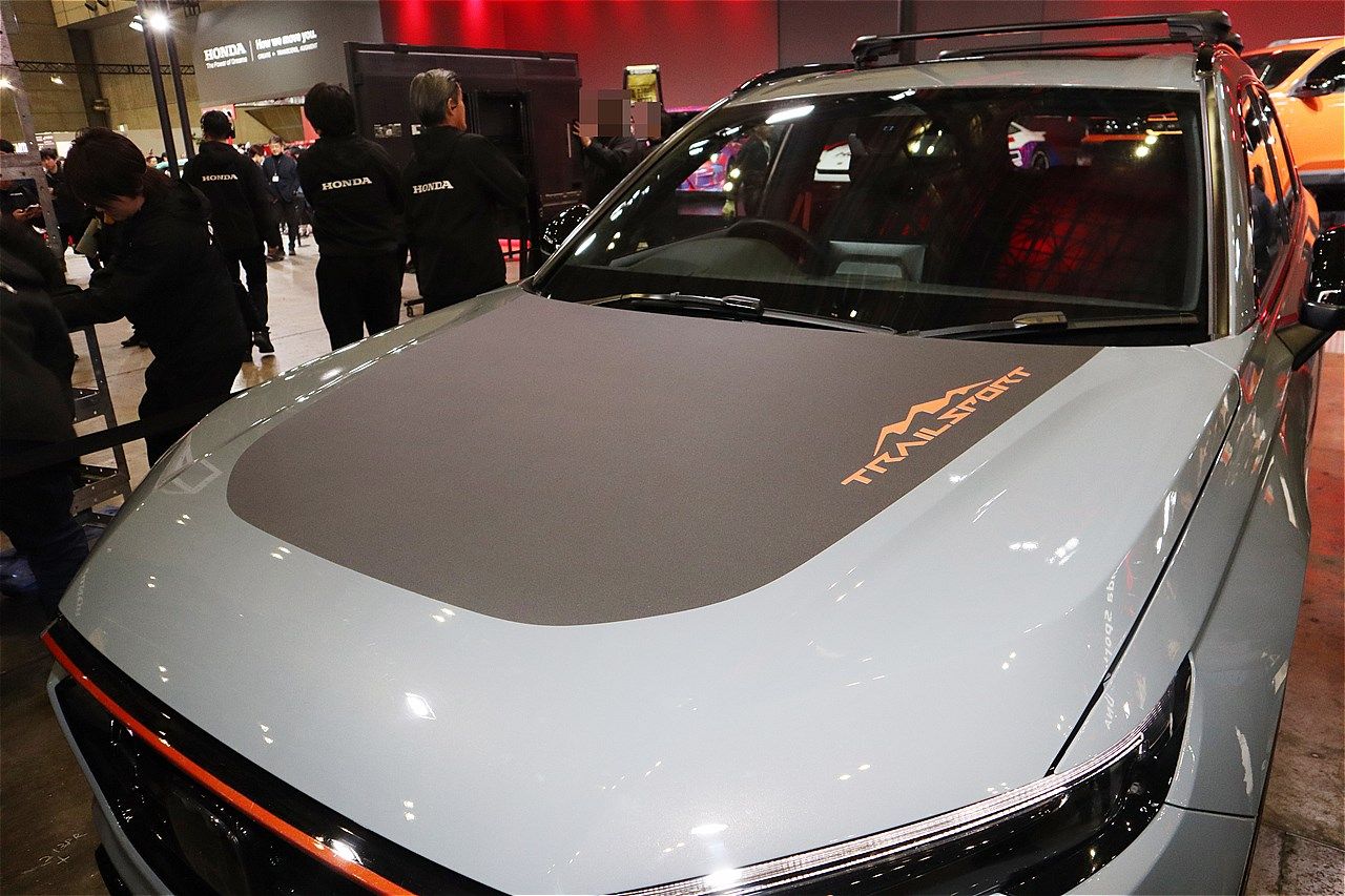 ホンダ「CR-VトレイルスポーツHRCコンセプト」（写真：筆者撮影）