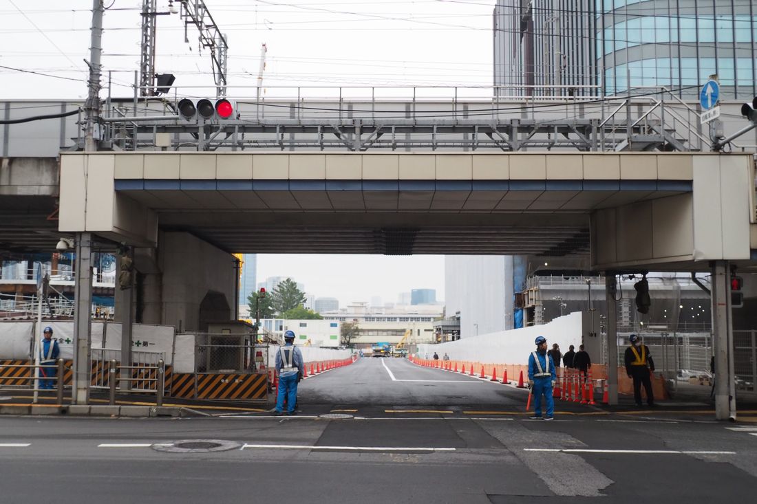 「大井町トラックス」のエリアは駅の北側、東急大井町線の高架沿いに広がる（記者撮影）