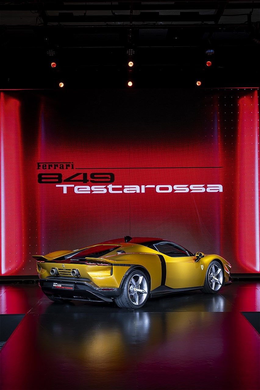 東京で行われたフェラーリ「849テスタロッサ」ジャパンプレミアの様子（写真：フェラーリ・ジャパン）