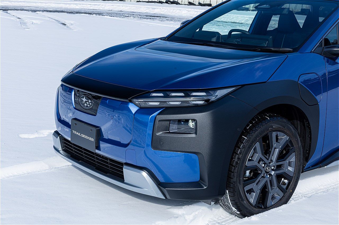 2026年4月上旬に正式発表予定、スバル新型BEV「トレイルシーカー」のプロトタイプ（写真：三木 宏章）