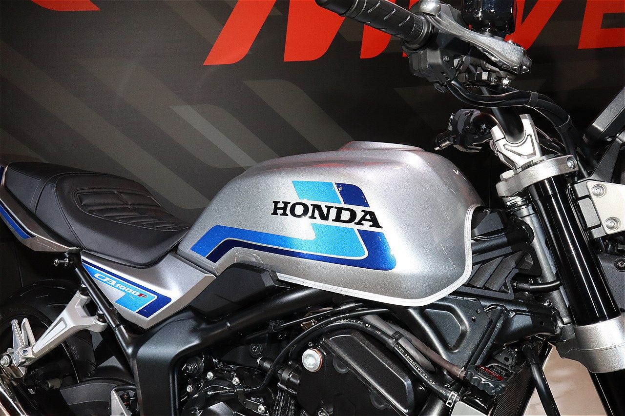 第52回 東京モーターサイクルショーに展示されたホンダ「CB1000Fコンセプト」(筆者撮影）