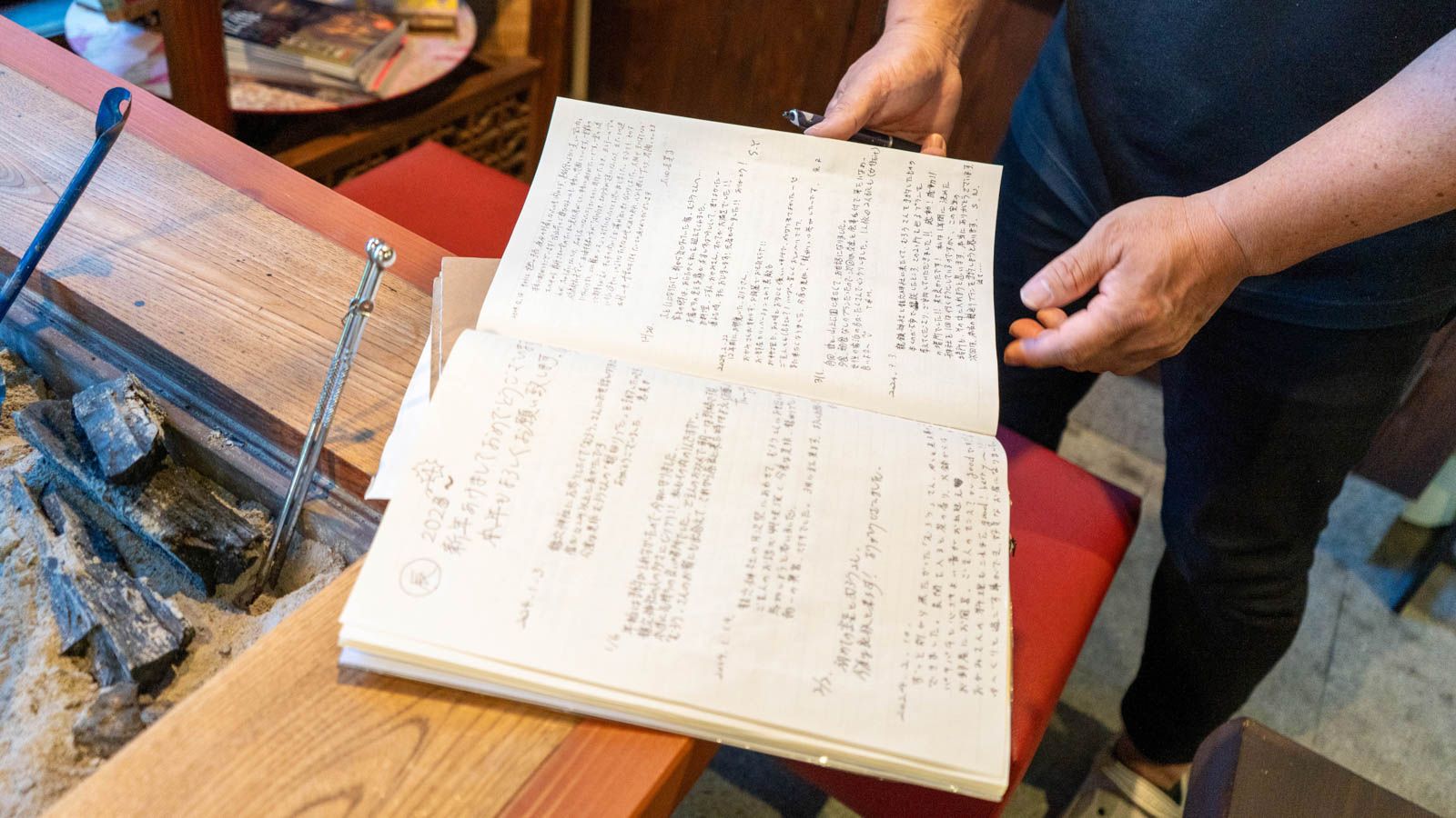 創業時からの宿泊者のメッセージが心の拠り所に