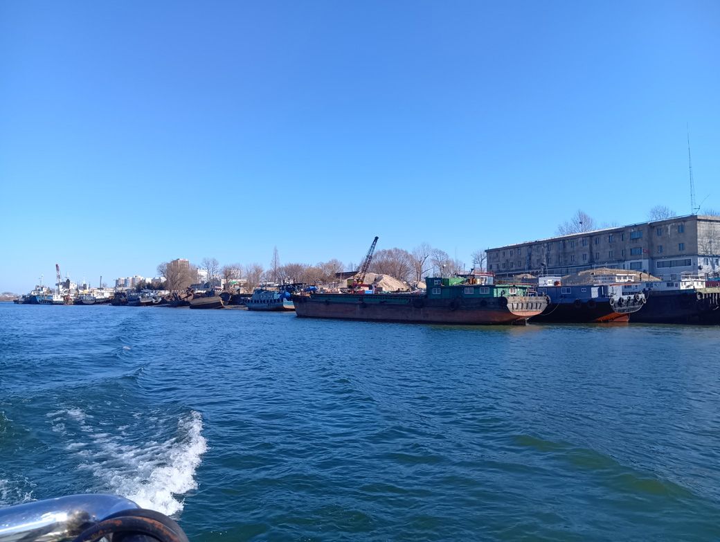 北朝鮮が目の前にある……（筆者撮影）