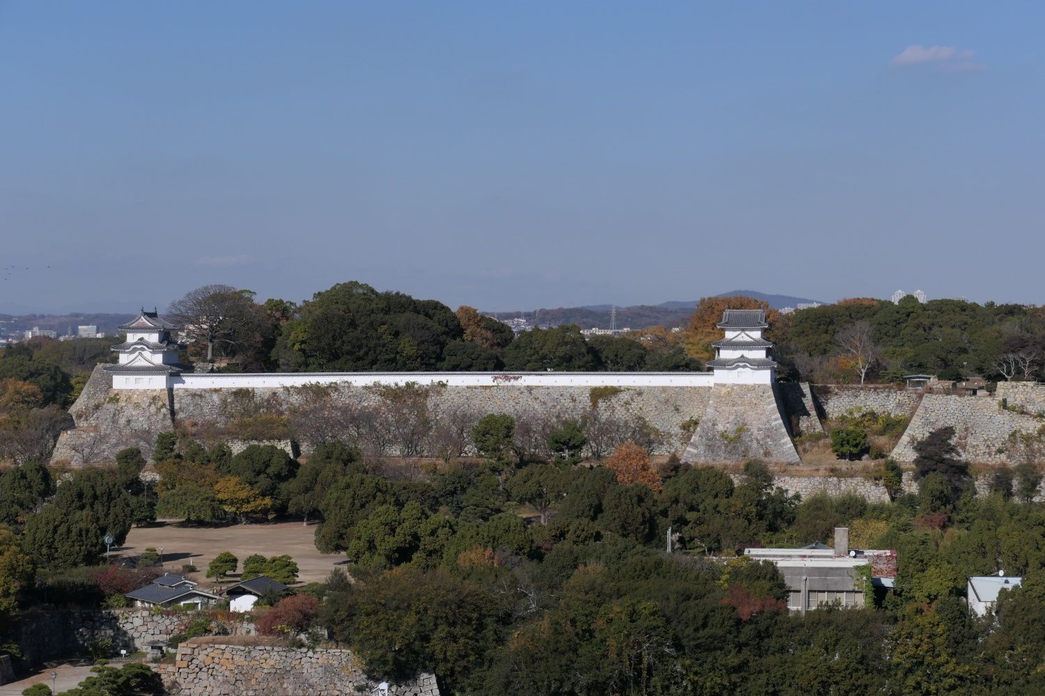 明石城の三層櫓