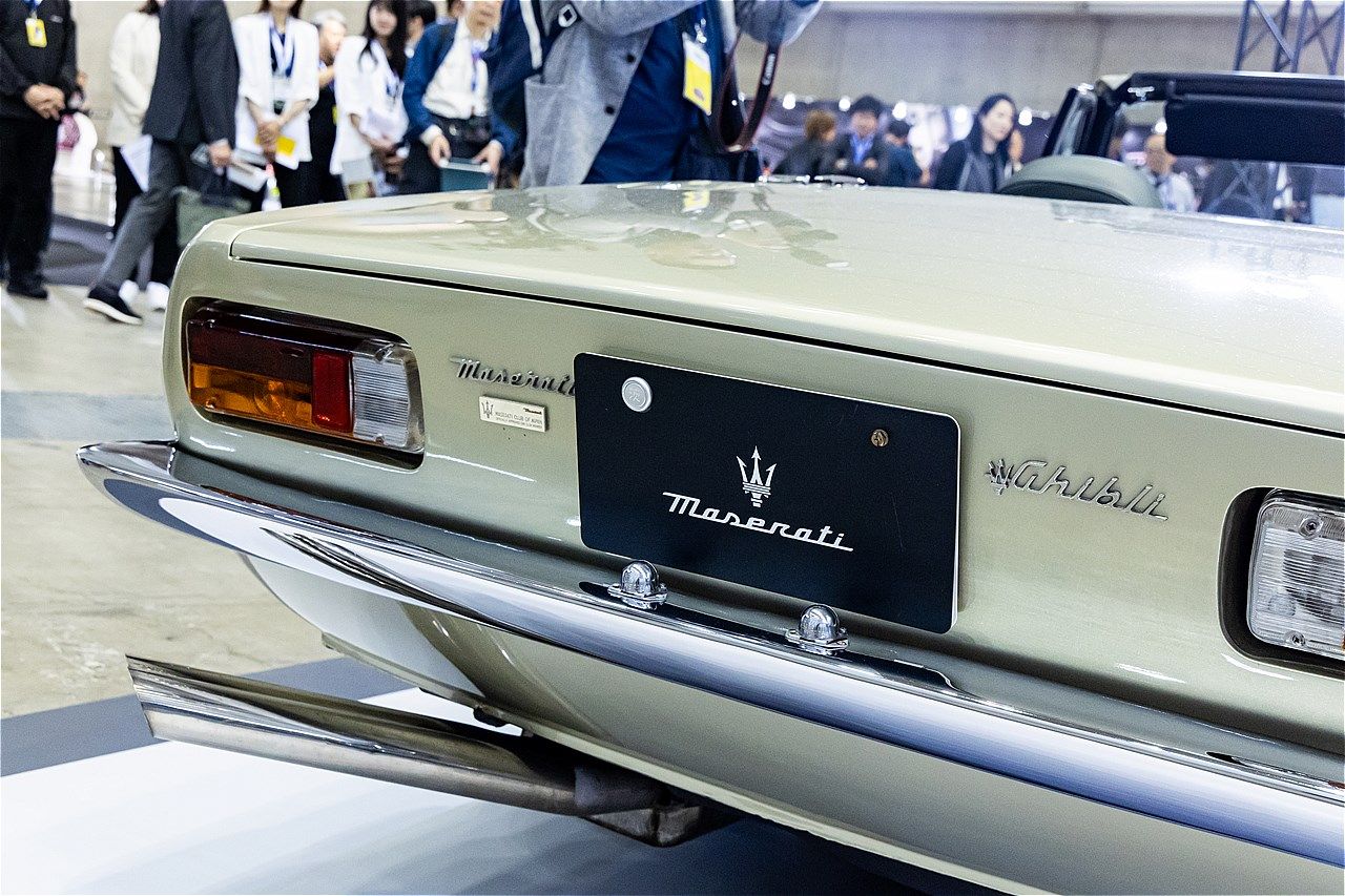 オートモビルカウンシル2025でのマセラティ ジャパンの展示内容（筆者撮影）