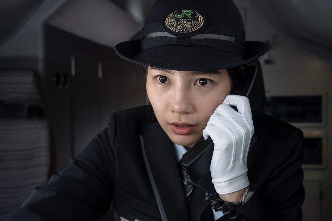のんさんは運転士役を演じた（写真：Netflix映画『新幹線大爆破』）