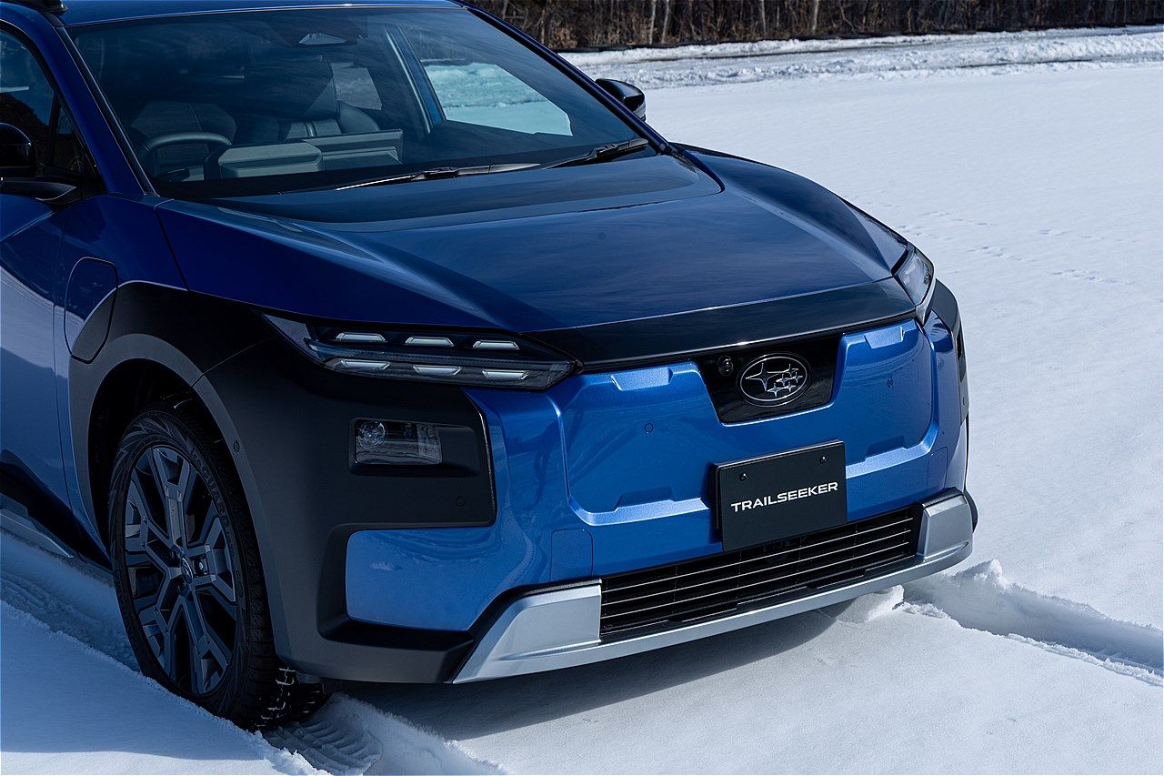 2026年4月上旬に正式発表予定、スバル新型BEV「トレイルシーカー」のプロトタイプ（写真：三木 宏章）