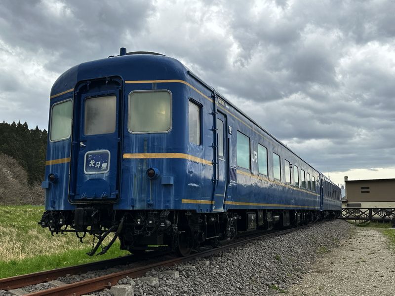 北斗星スクエア「寝台特急 北斗星」（筆者撮影）