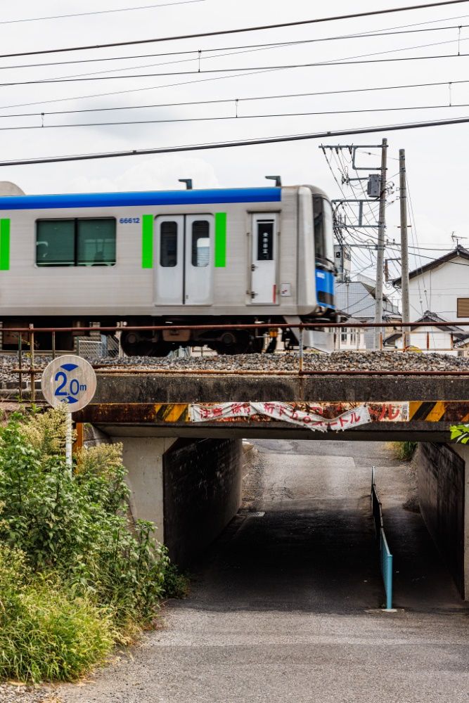 岩槻駅近くのガード