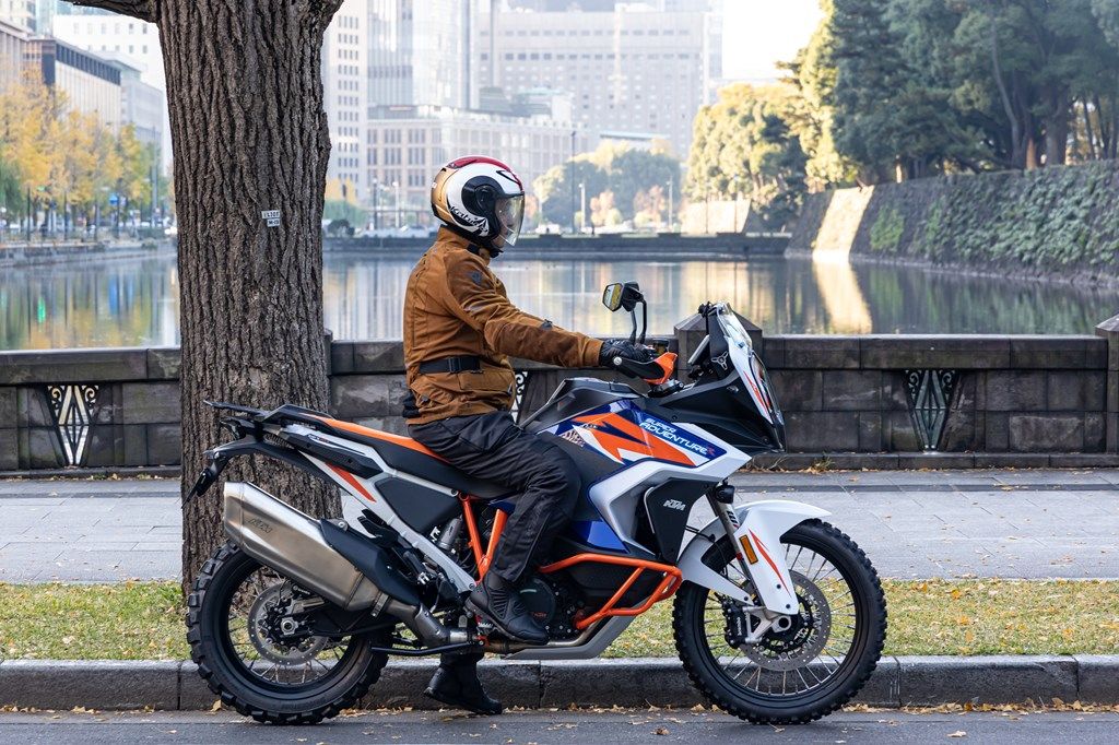 KTM「1290 スーパーアドベンチャーR」のディテール（東洋経済オンライン編集部撮影）