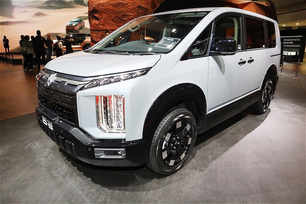 ジャパンモビリティショー2025に展示されていた三菱「デリカD:5」（筆者撮影）