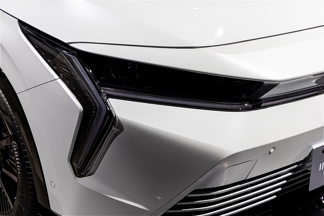 ホンダが2026年春発売を予定している新型BEV「インサイト」（写真：三木 宏章）