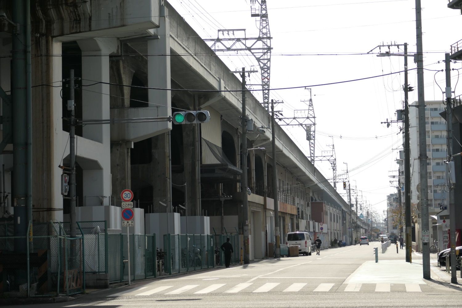 南海新今宮駅の高架