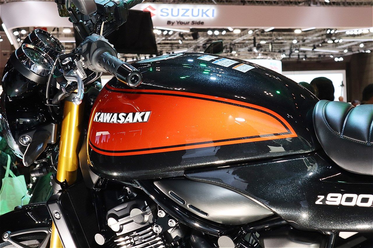 カワサキの新型「Z900RS SE」(筆者撮影）