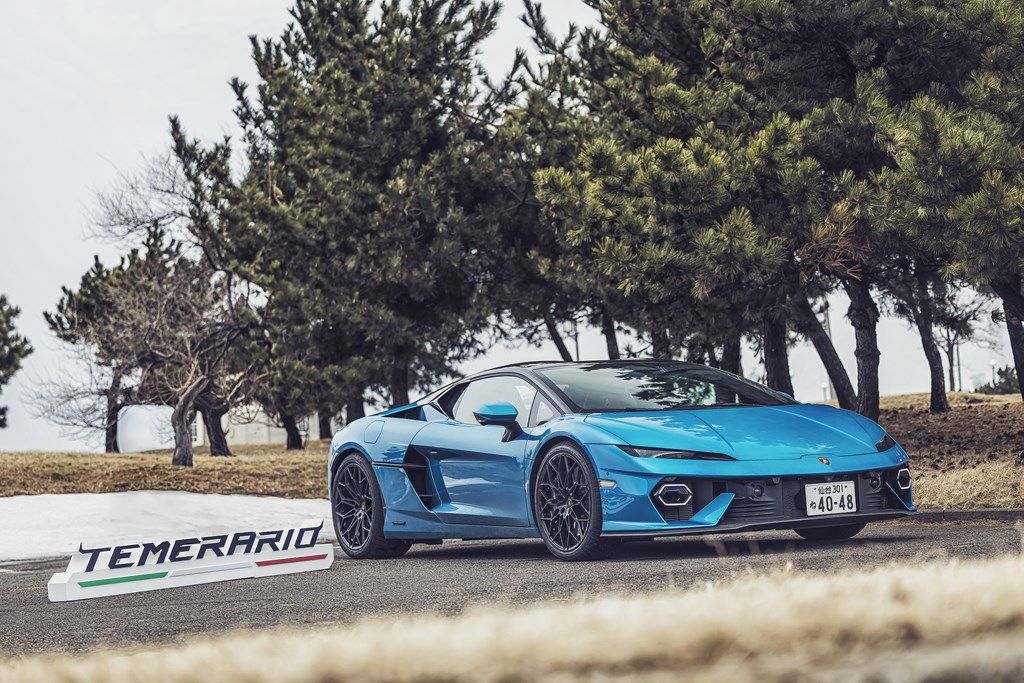 北海道で開催されたランボルギーニ「テメラリオ」「ウルスSE」試乗会の様子（写真：Lamborghini）