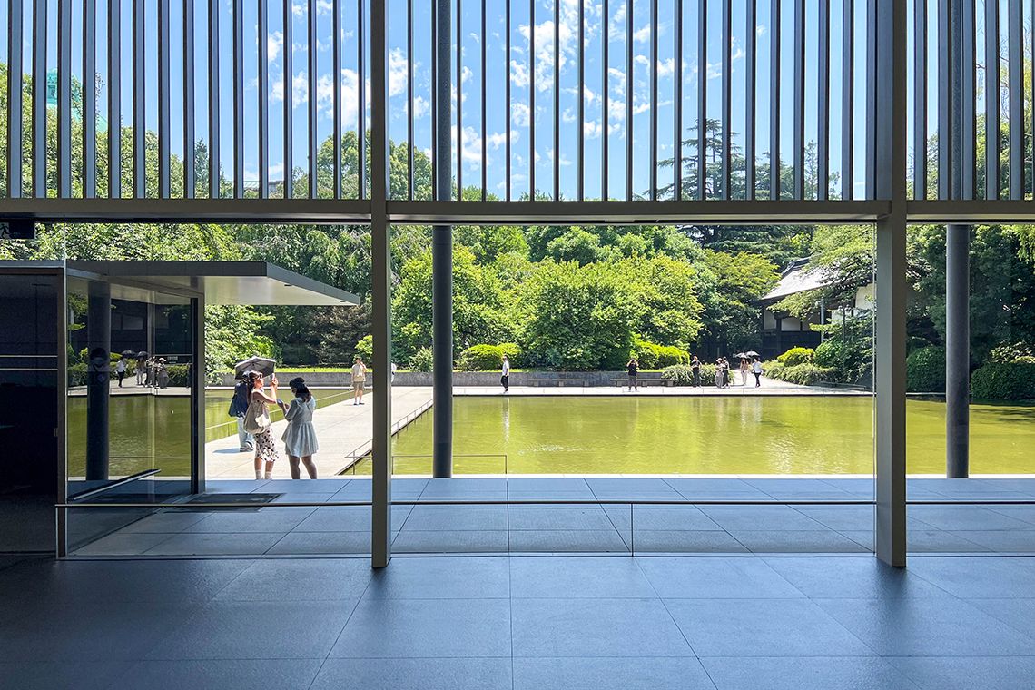 東京国立博物館宝物館の内側