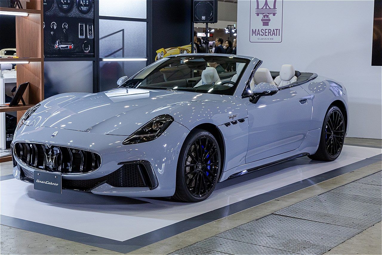 オートモビルカウンシル2025でのマセラティ ジャパンの展示内容（筆者撮影）