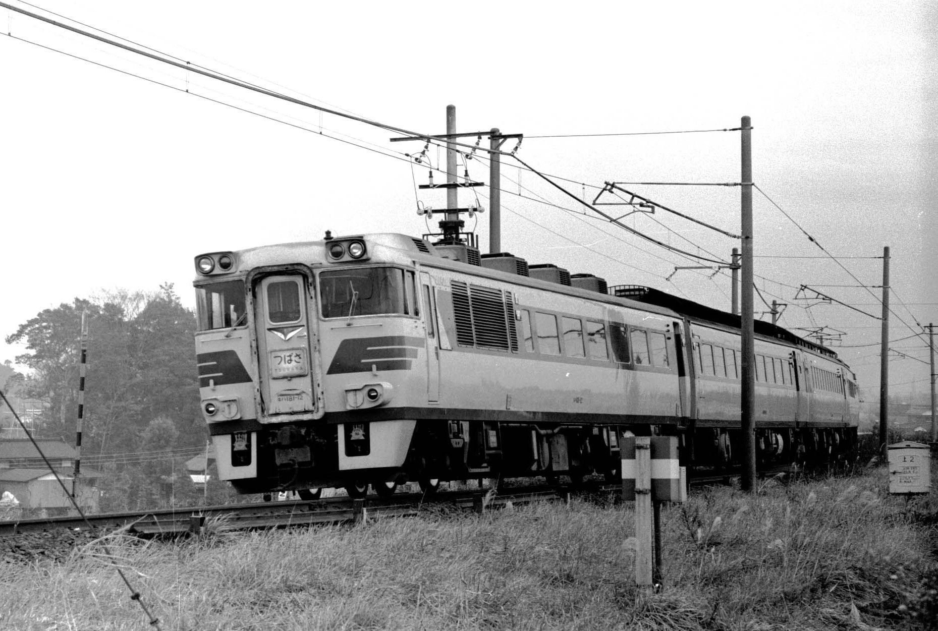 東北本線を快走するキハ181系の「つばさ」（撮影：南正時）