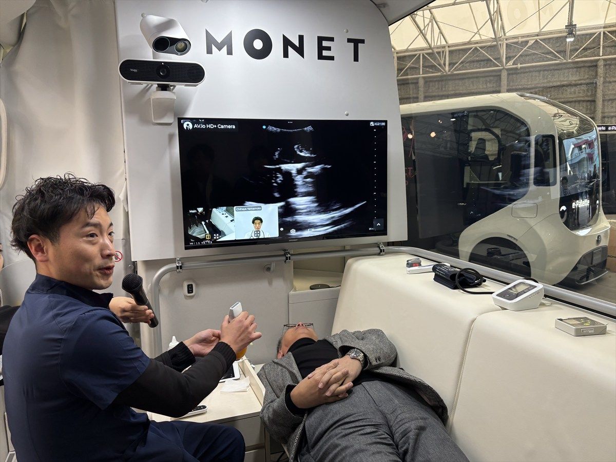 東京・お台場「e-Palette」取材会にて（写真：桃田健史）