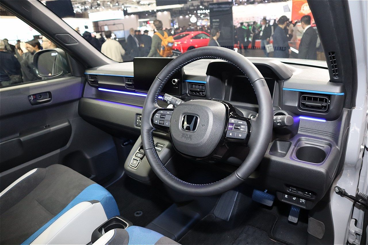 世界初公開、ホンダの小型EV「Super-ONE Prototype」（筆者撮影）