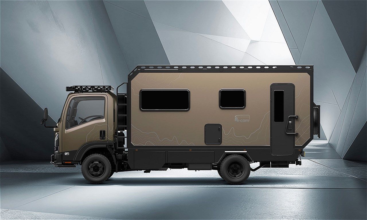 NTBの新作キャンピングカー「ジオローム」（写真：いすゞA&S）