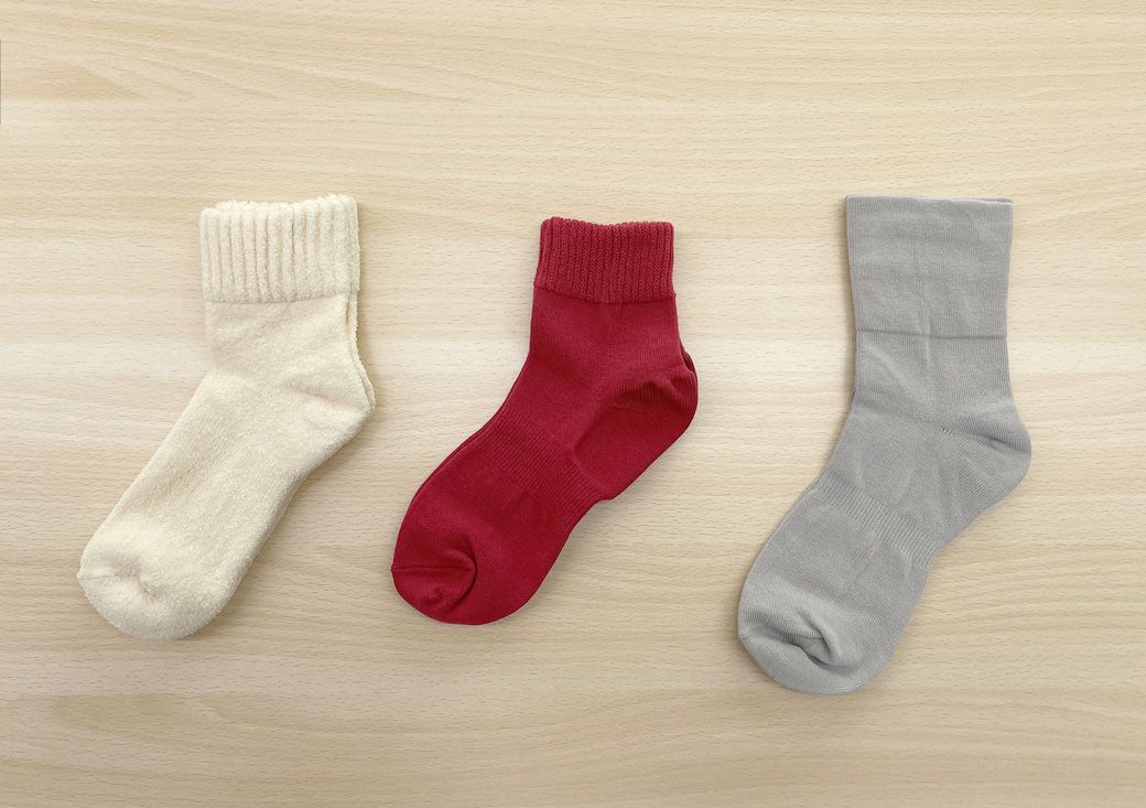 高市早苗首相も履いた鈴木靴下の米ぬか靴下シリーズ（写真：鈴木靴下提供）