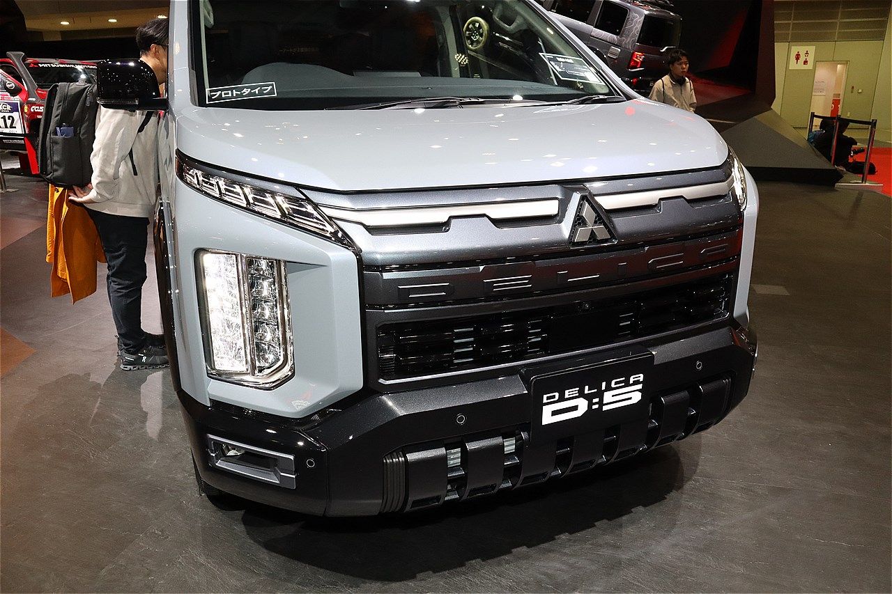 ジャパンモビリティショー2025に展示されていた三菱「デリカD:5」（筆者撮影）