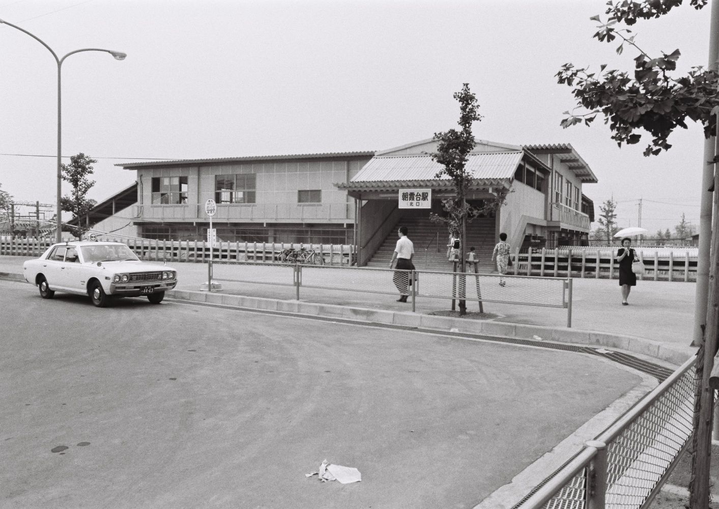 1974年当時の朝霞台駅北口