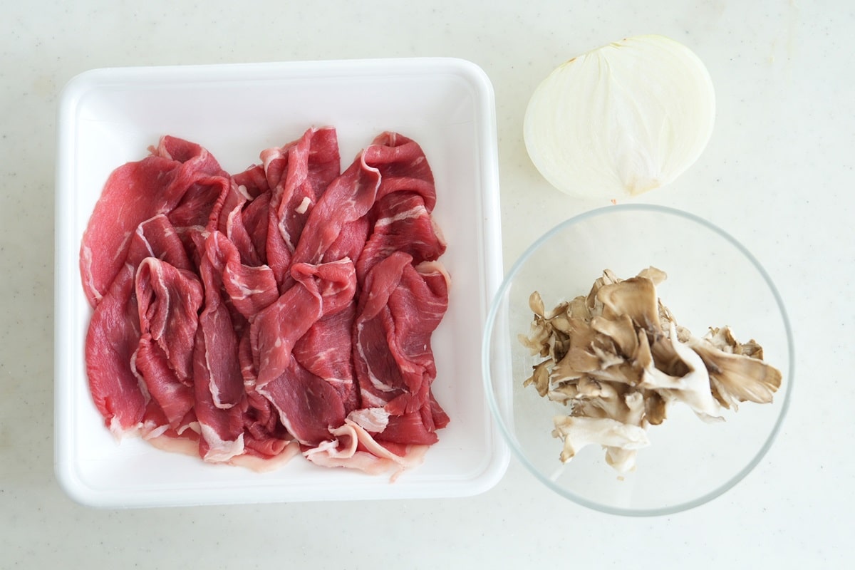 写真はオーストラリア産アンガス牛肉切り落としです(写真:筆者撮影)