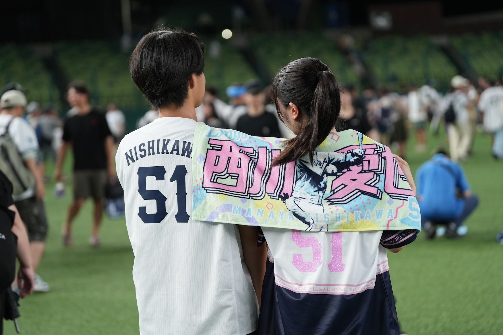 試合後のフィールドウォーク（写真：西武ライオンズ）