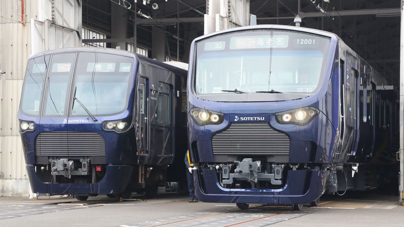 相鉄｢都心直通｣2つの新型車両はここまで違う 同じ｢ネイビーブルー｣でもまったく別物 | 通勤電車 | 東洋経済オンライン