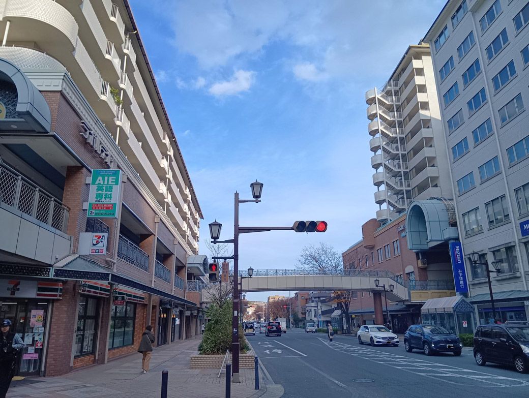 芦屋駅前はこんな感じ（筆者撮影）