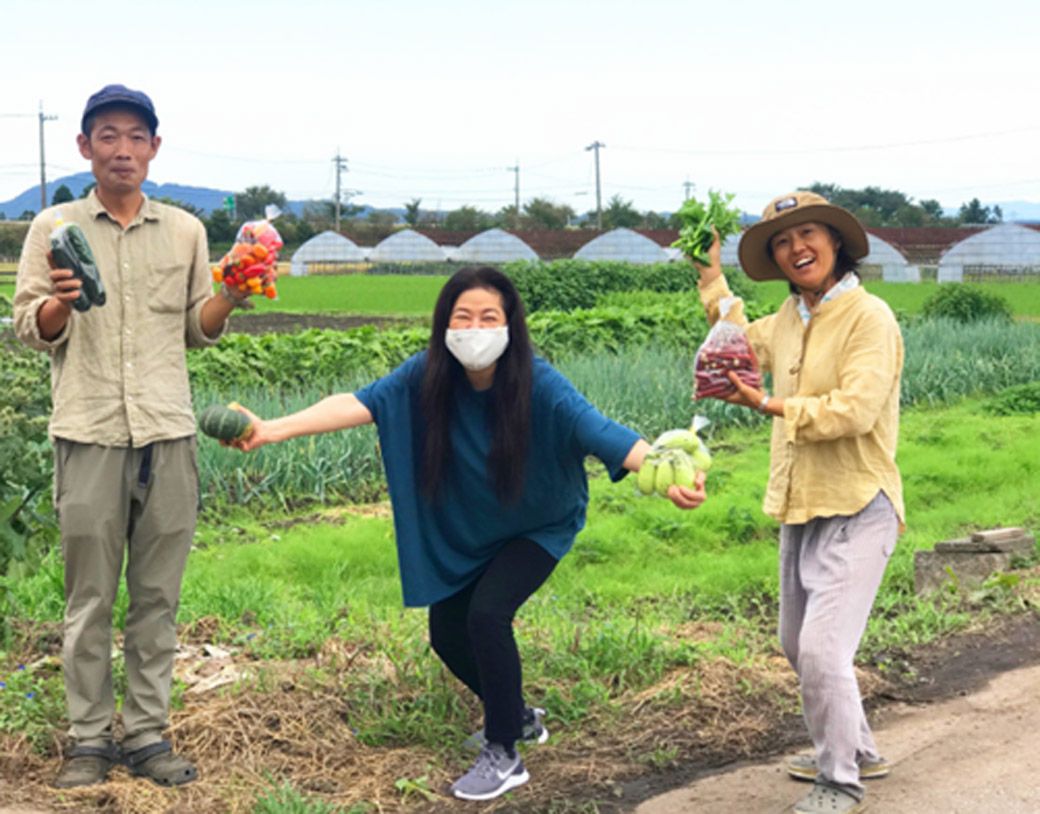 富山県内の生産者との交流（広野さん提供）