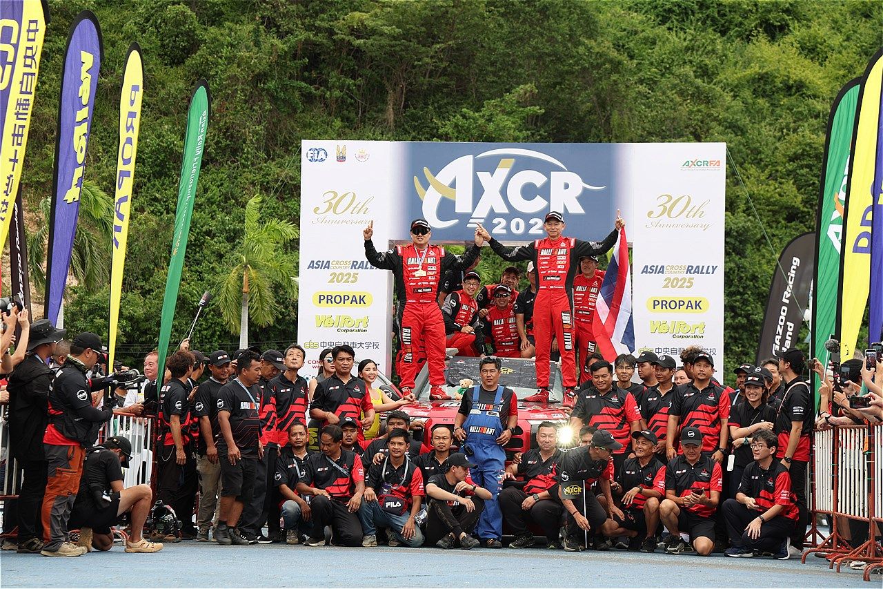 アジアンクロスカントリーラリー2025とチーム三菱ラリーアートの様子（写真：三木 宏章）