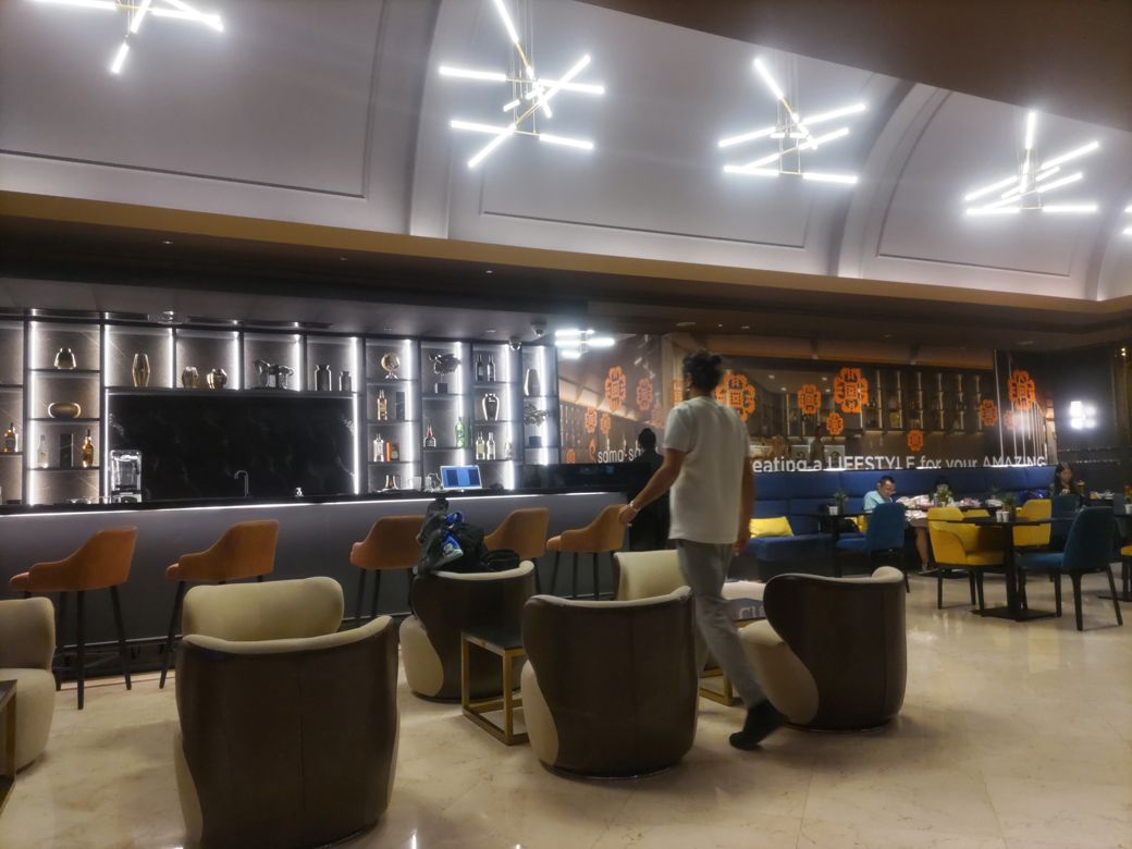 マレーシアのラウンジ2（筆者撮影）