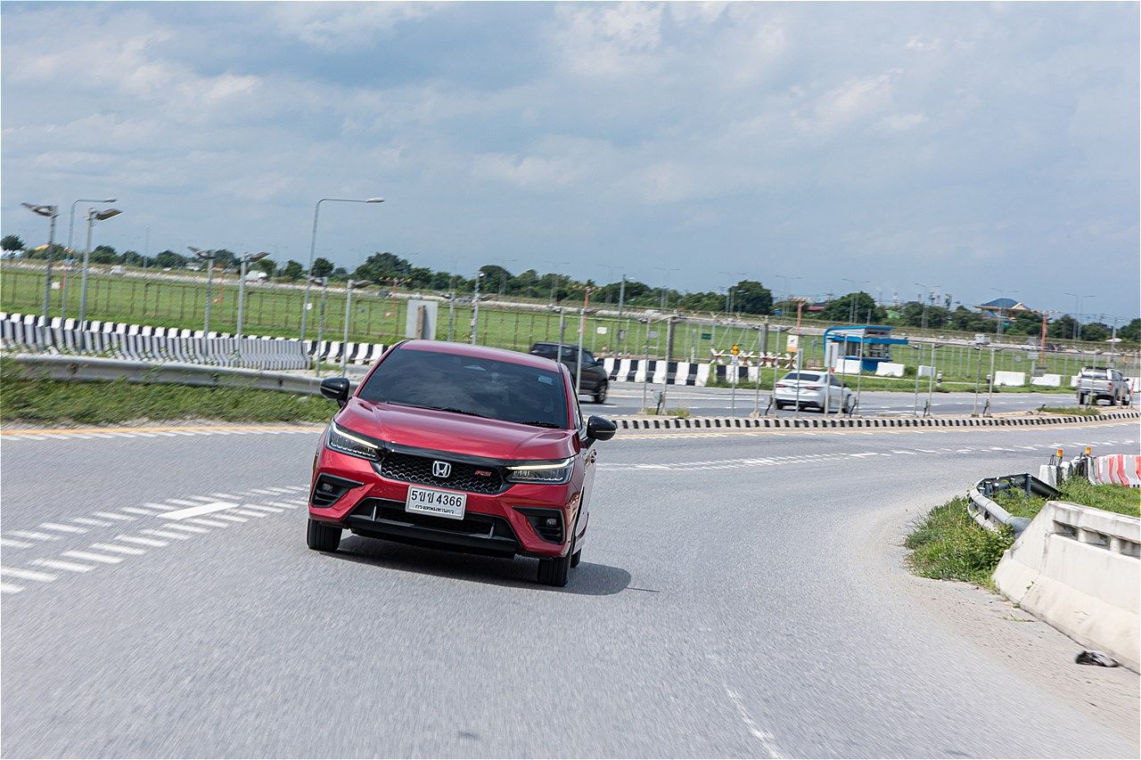 タイ仕様のホンダ「シティ・ハッチバック」（写真：三木宏章）