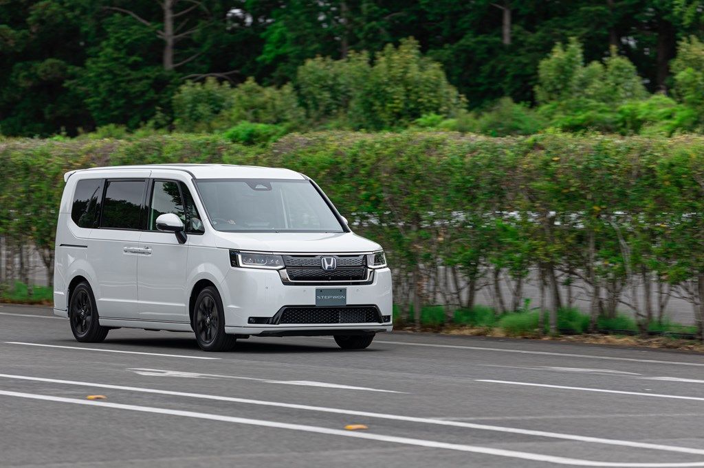 ホンダの新型ステップワゴン（東洋経済オンライン編集部撮影）