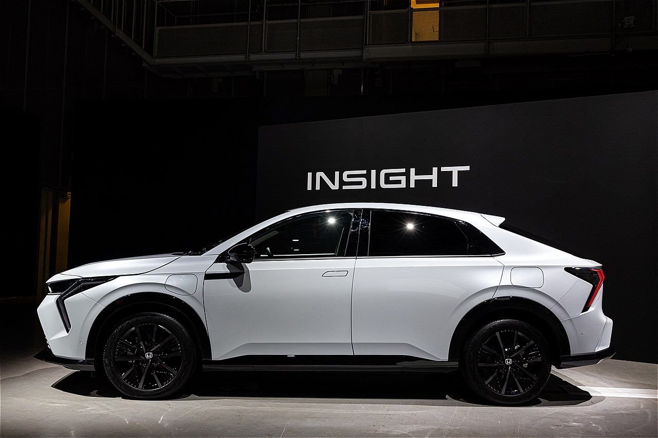 ホンダが2026年春発売を予定している新型BEV「インサイト」（写真：三木 宏章）