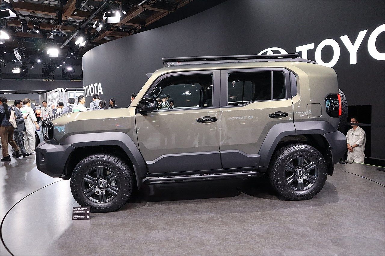 ジャパンモビリティショー2025に展示されていたトヨタ「ランドクルーザーFJ」（筆者撮影）