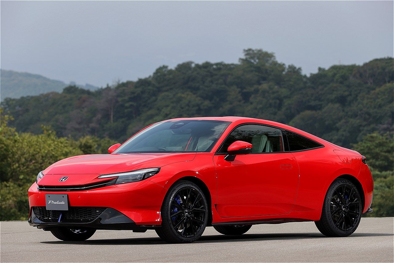 ホンダの新型「プレリュード」（写真：本田技研工業）