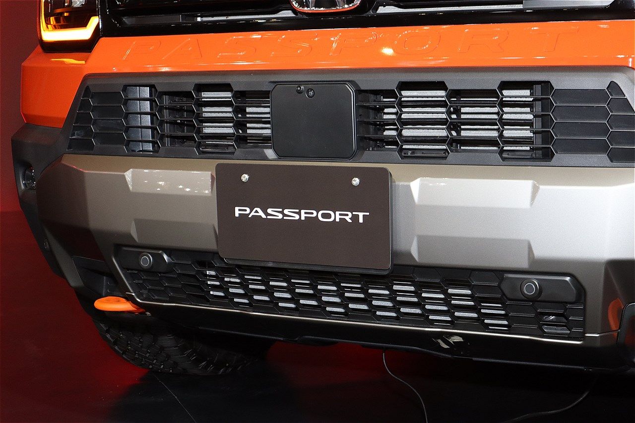 ホンダ「パスポート トレイルスポーツ エリート（北米仕様、参考出品）」（写真：筆者撮影）