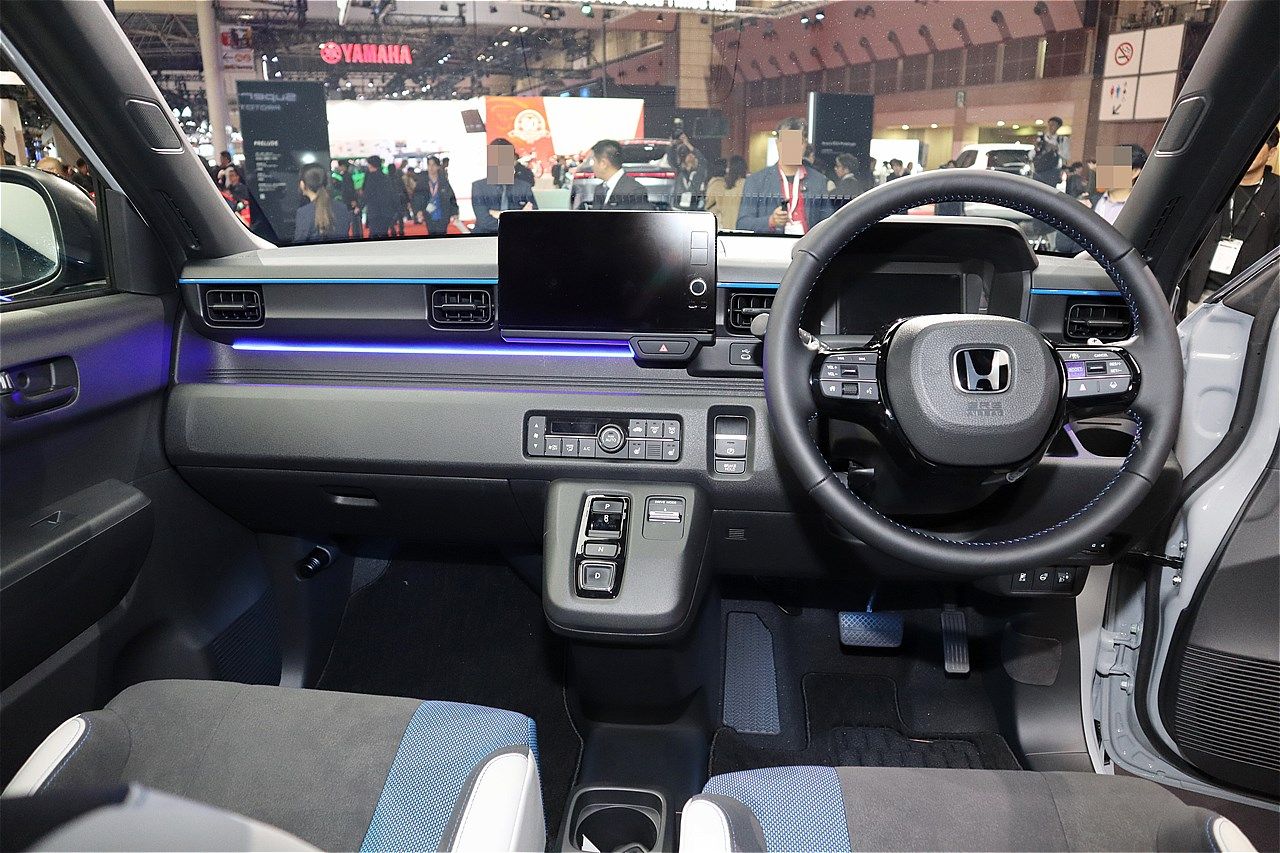 世界初公開、ホンダの小型EV「Super-ONE Prototype」（筆者撮影）