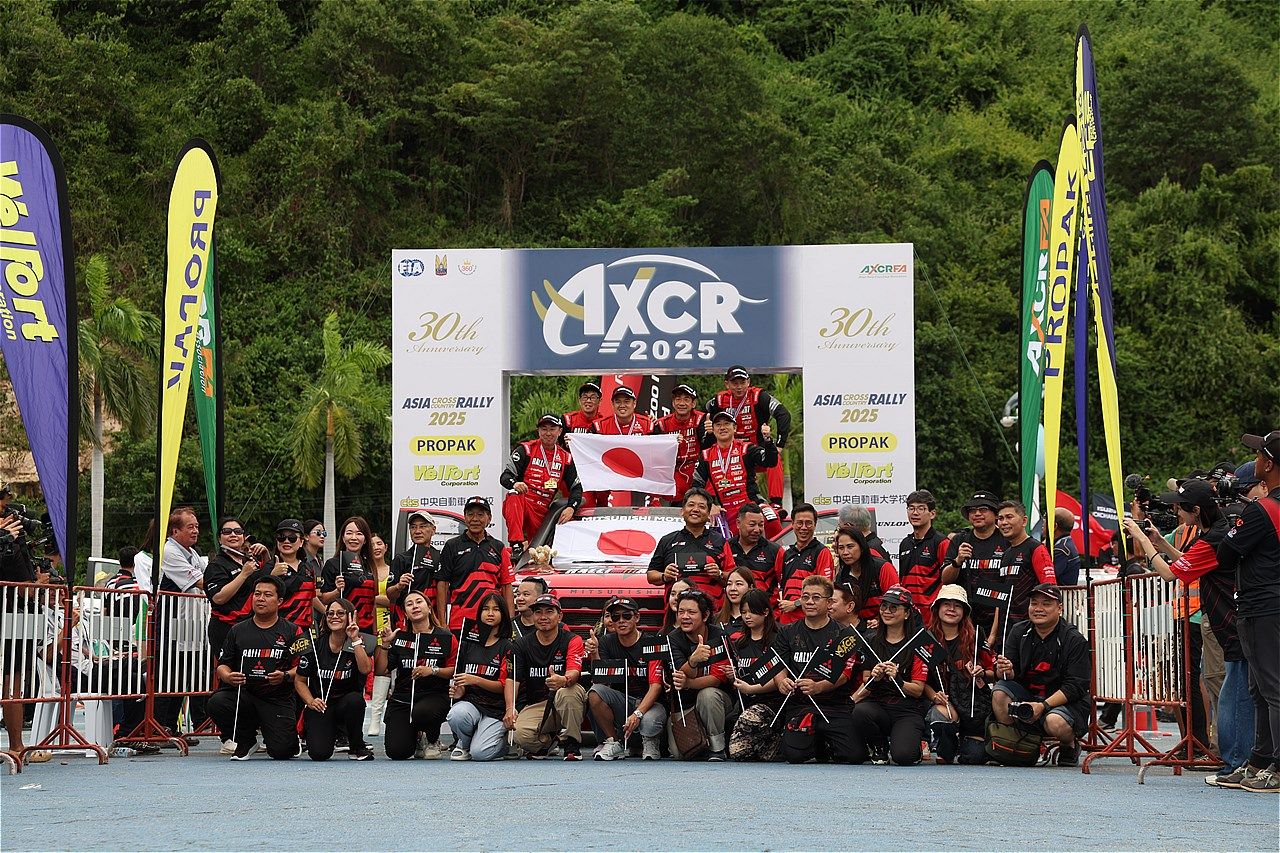 アジアンクロスカントリーラリー2025とチーム三菱ラリーアートの様子（写真：三木 宏章）