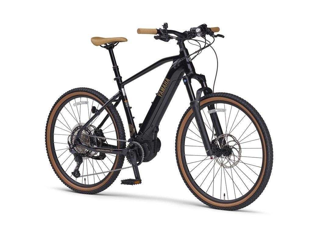 ヤマハの新型スポーツ電動アシスト自転車「クロスコアRV」（写真：筆者撮影）