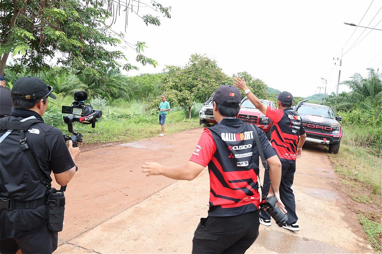 アジアンクロスカントリーラリー2025とチーム三菱ラリーアートの様子（写真：三木 宏章）