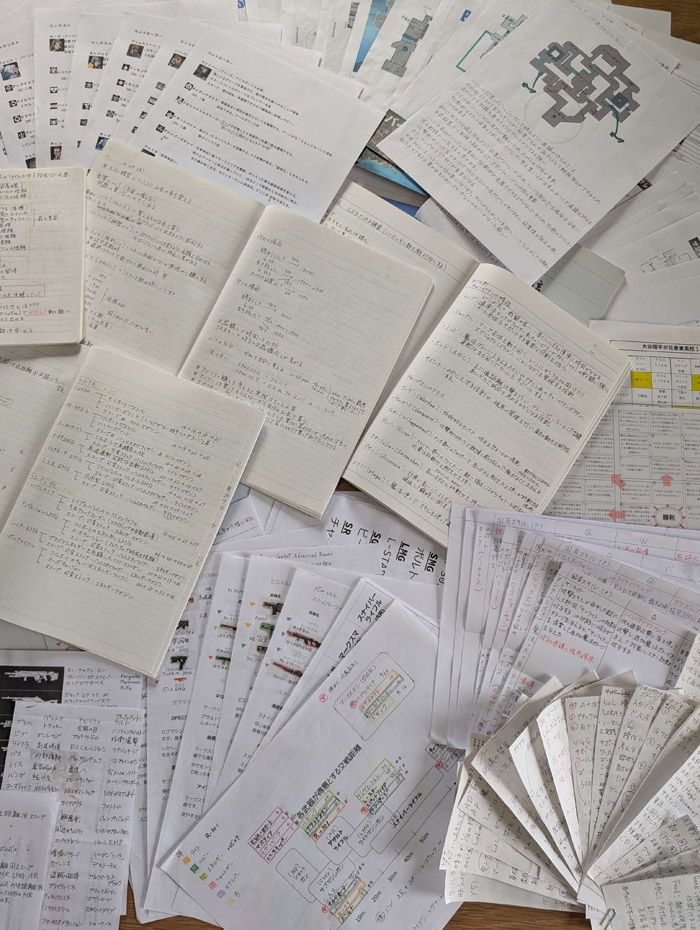 びっしりと学んだ情報が書き込まれている（写真：NAGIさん）