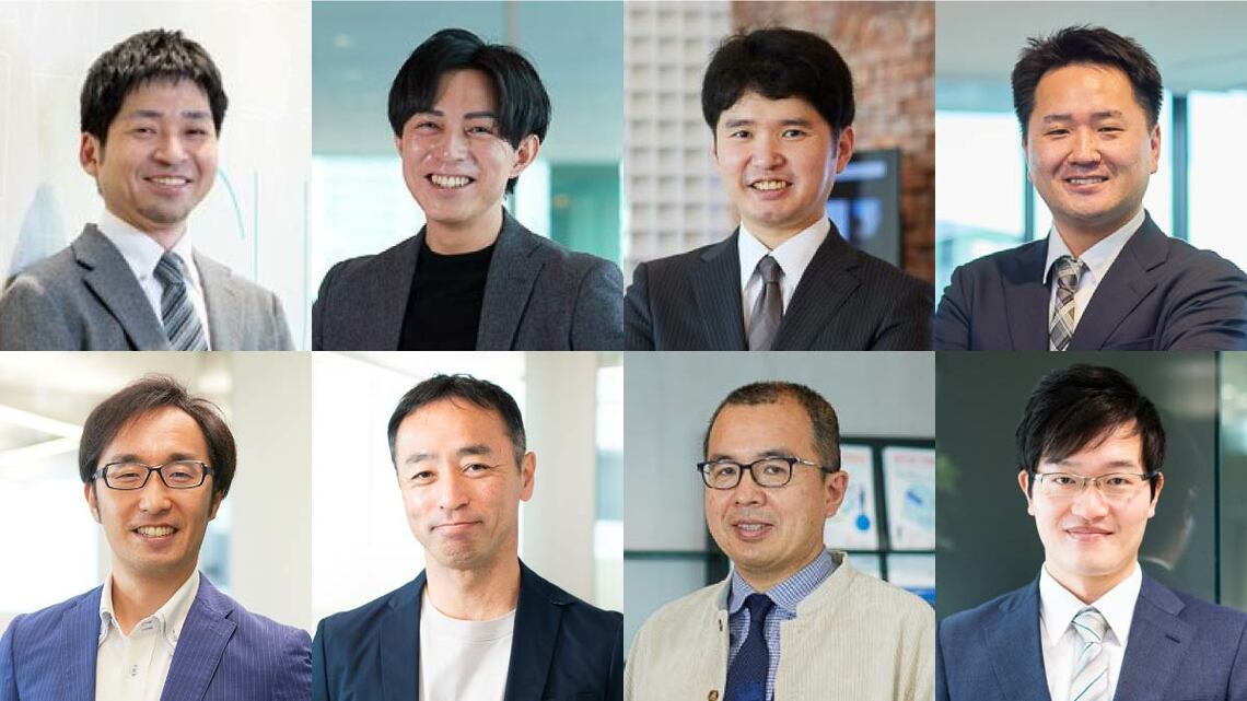 TIS株式会社 川満 俊英 氏、阿部 一彬 氏、今村 知浩 氏、藤田 亮 氏、吉原 則彦 氏、香川 元 氏、羽田野 大樹 氏、富田 大喜 氏