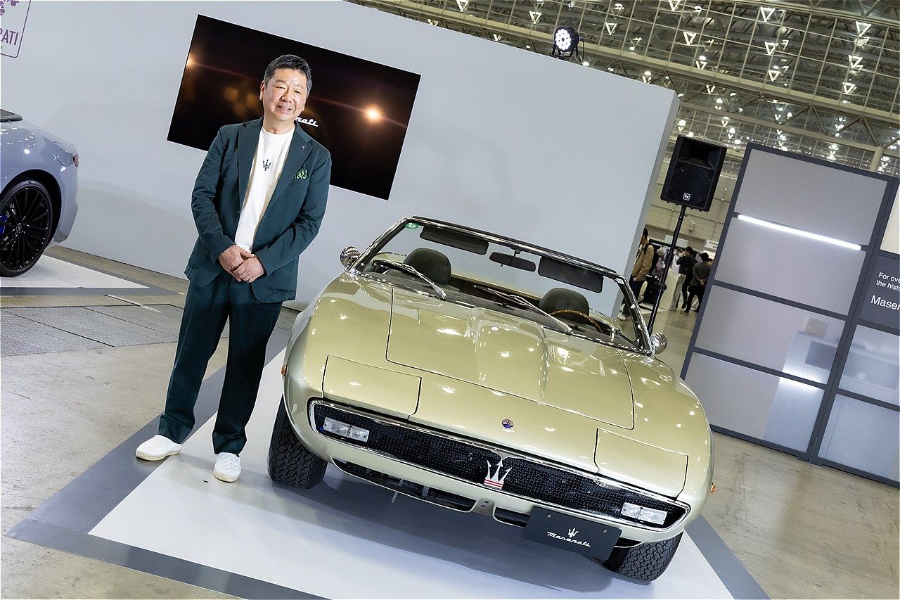 マセラティ ジャパンの代表取締役 木村隆之氏（筆者撮影）