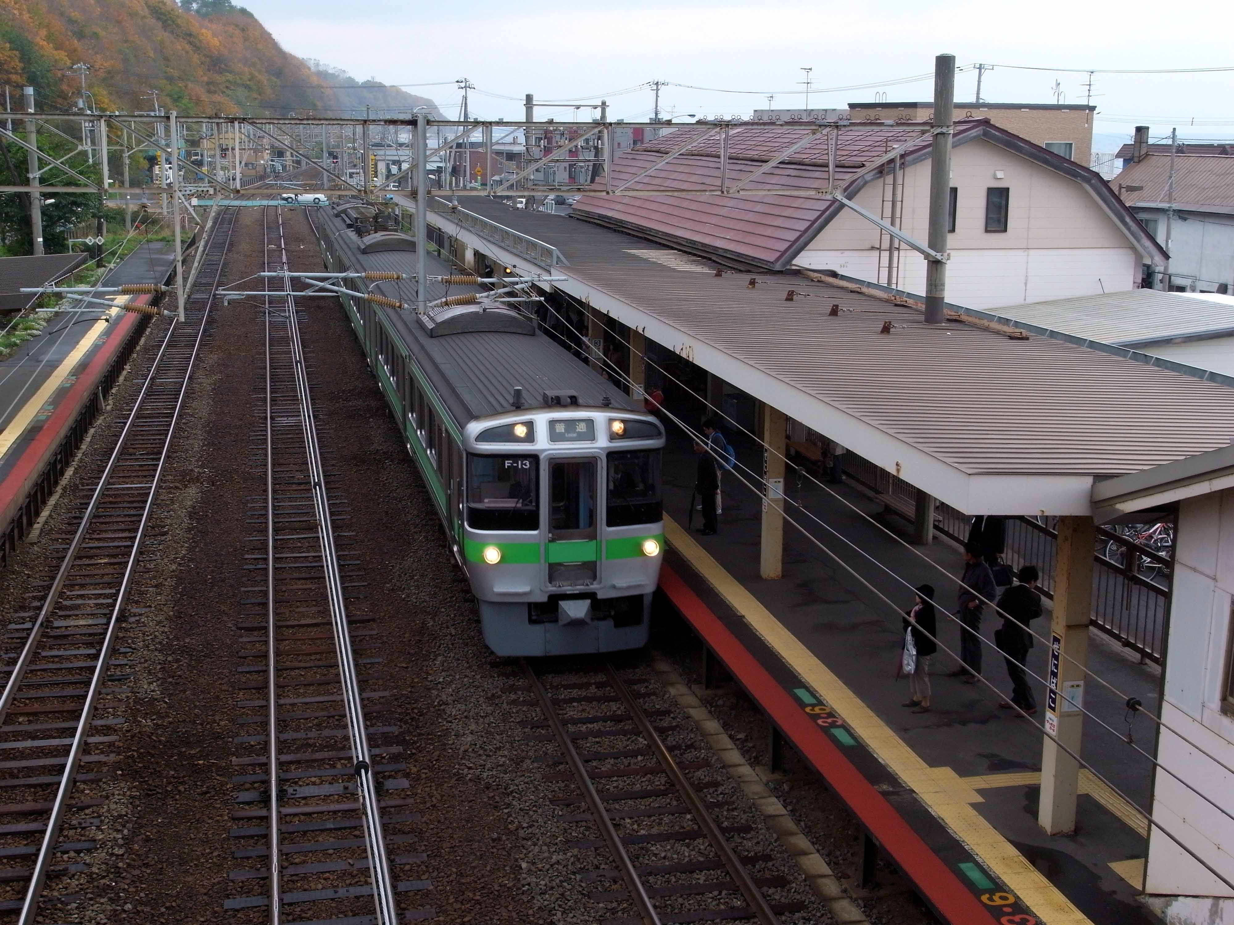 JR化後の銭函駅（撮影：南正時）