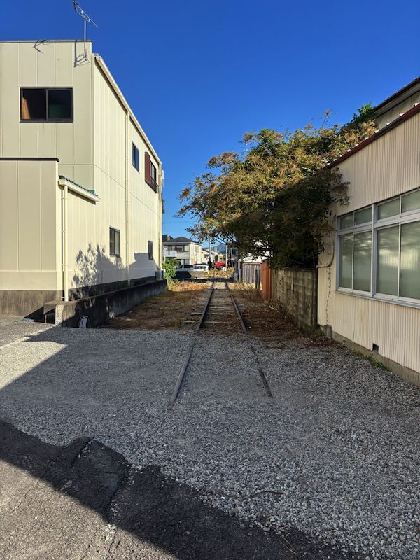 廃線跡（筆者撮影）